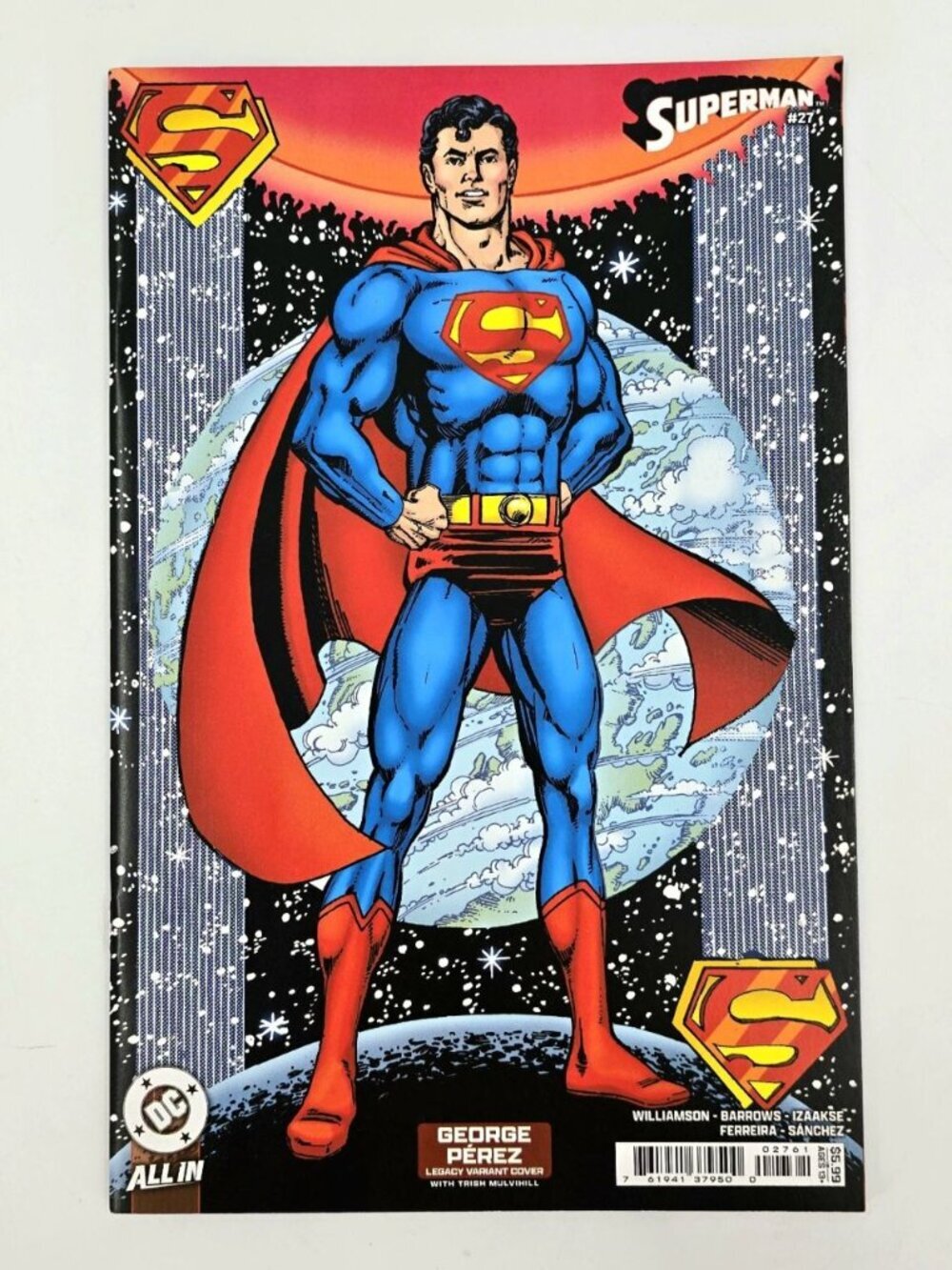 SUPERMAN #27 GEORGE PEREZ LEGACY VARIANT + Heroes Against Hunger #1 Batman - Picture 11 of 16